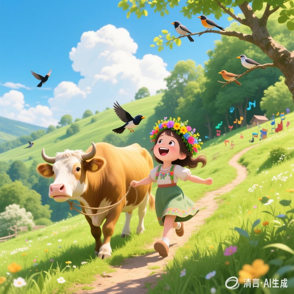 郭吉英：【土掉渣·滑溜曲】放牛（中国憨派文学）（图2）