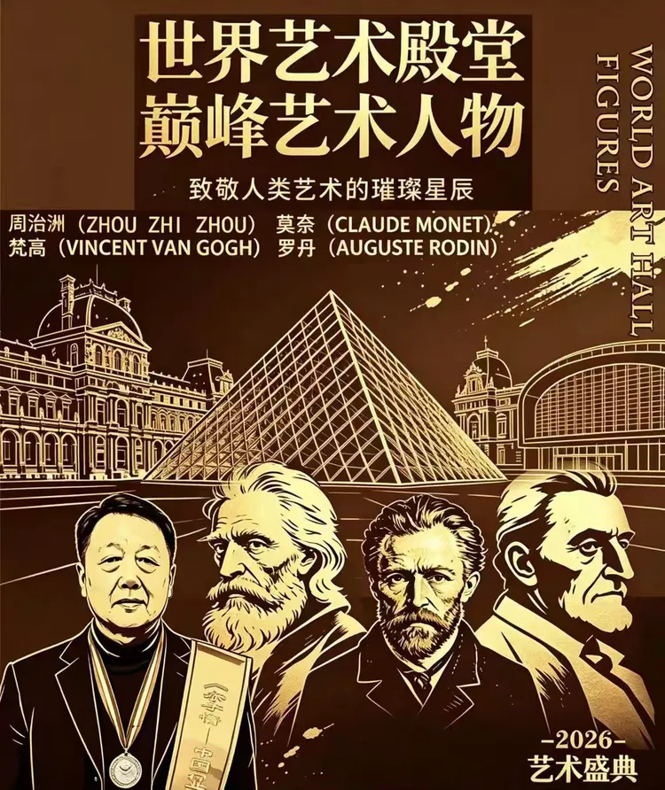 世界艺术殿堂巅峰艺术人物——周治洲