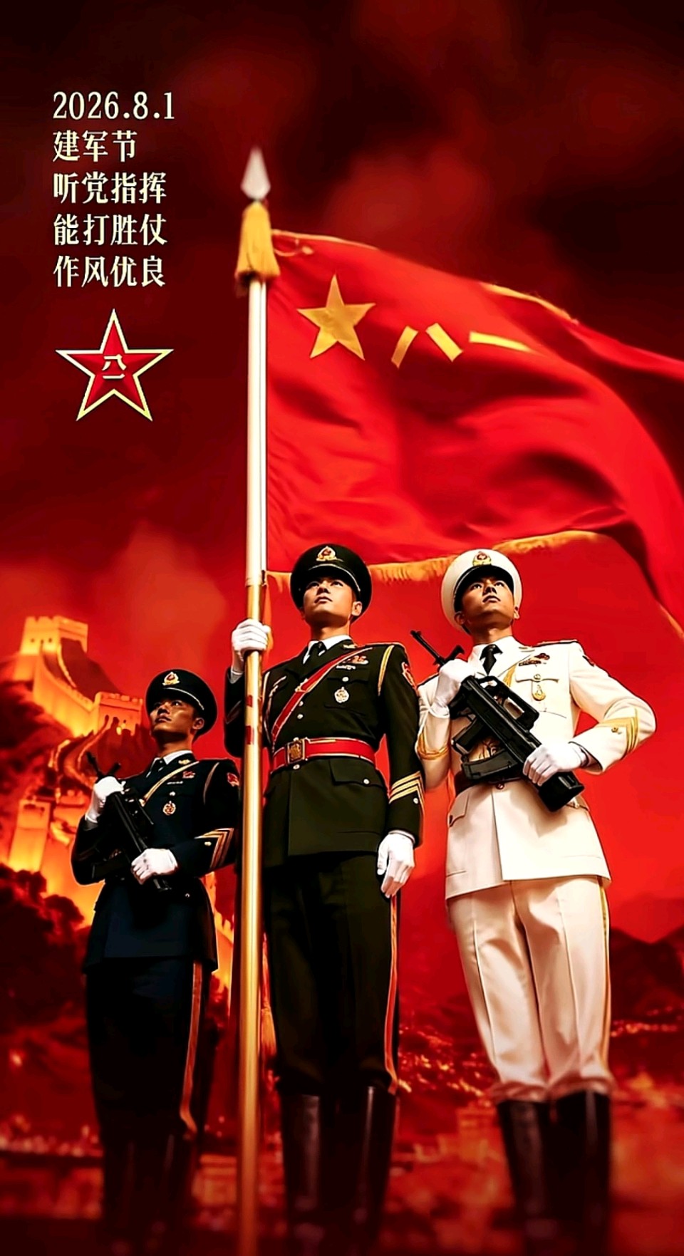 七律-八一抒怀组诗(外一首)马文智(河北)(图20)
