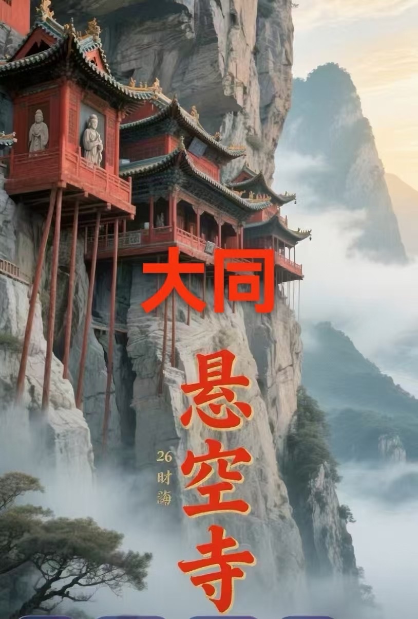 海外头条:《大同悬空寺》(叙事散文诗)作者||丁培恭(图6)