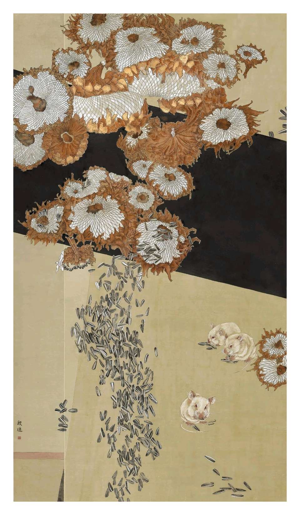 [丹青雅韵] 殷进绘画作品欣赏！🌹🌹🌹一一省直艺术端木齐派书画联谊会推荐（四）（都市总展55期）（图26）
