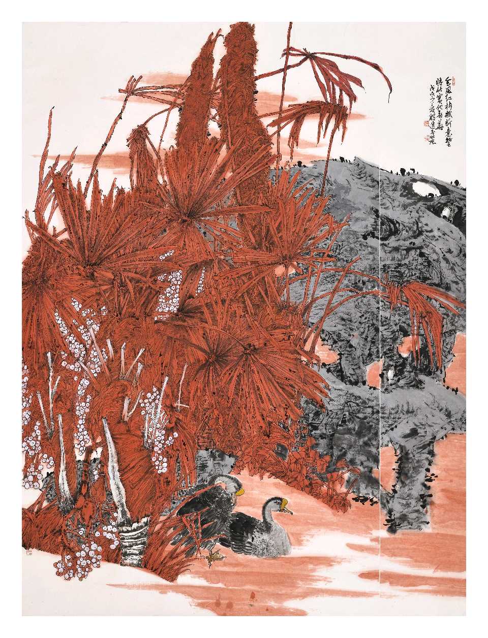 [丹青雅韵] 殷进绘画作品欣赏！🌹🌹🌹一一省直艺术端木齐派书画联谊会推荐（四）（都市总展55期）（图27）