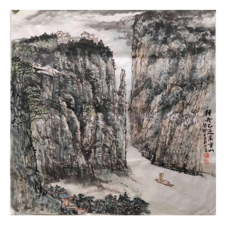 [丹青雅韵] 殷进绘画作品欣赏！🌹🌹🌹一一省直艺术端木齐派书画联谊会推荐（四）（都市总展55期）（图21）