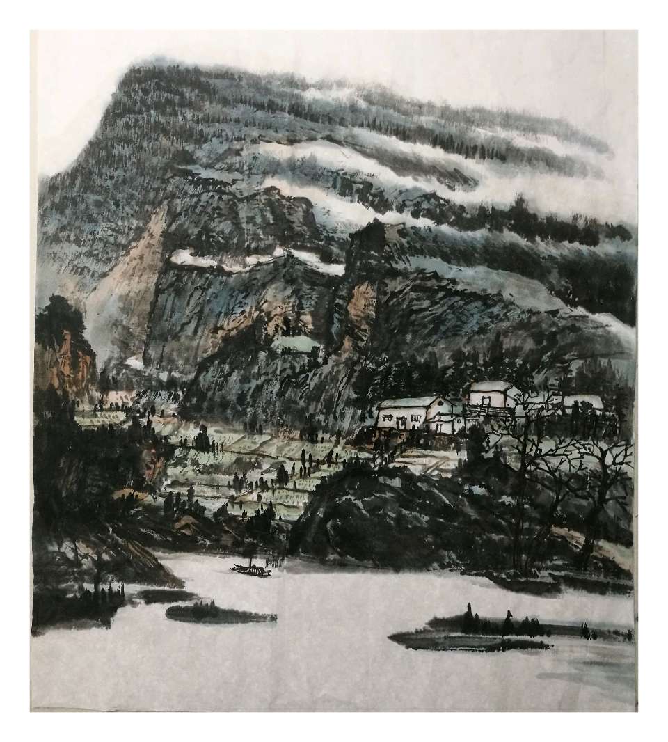 [丹青雅韵] 殷进绘画作品欣赏！🌹🌹🌹一一省直艺术端木齐派书画联谊会推荐（四）（都市总展55期）（图20）