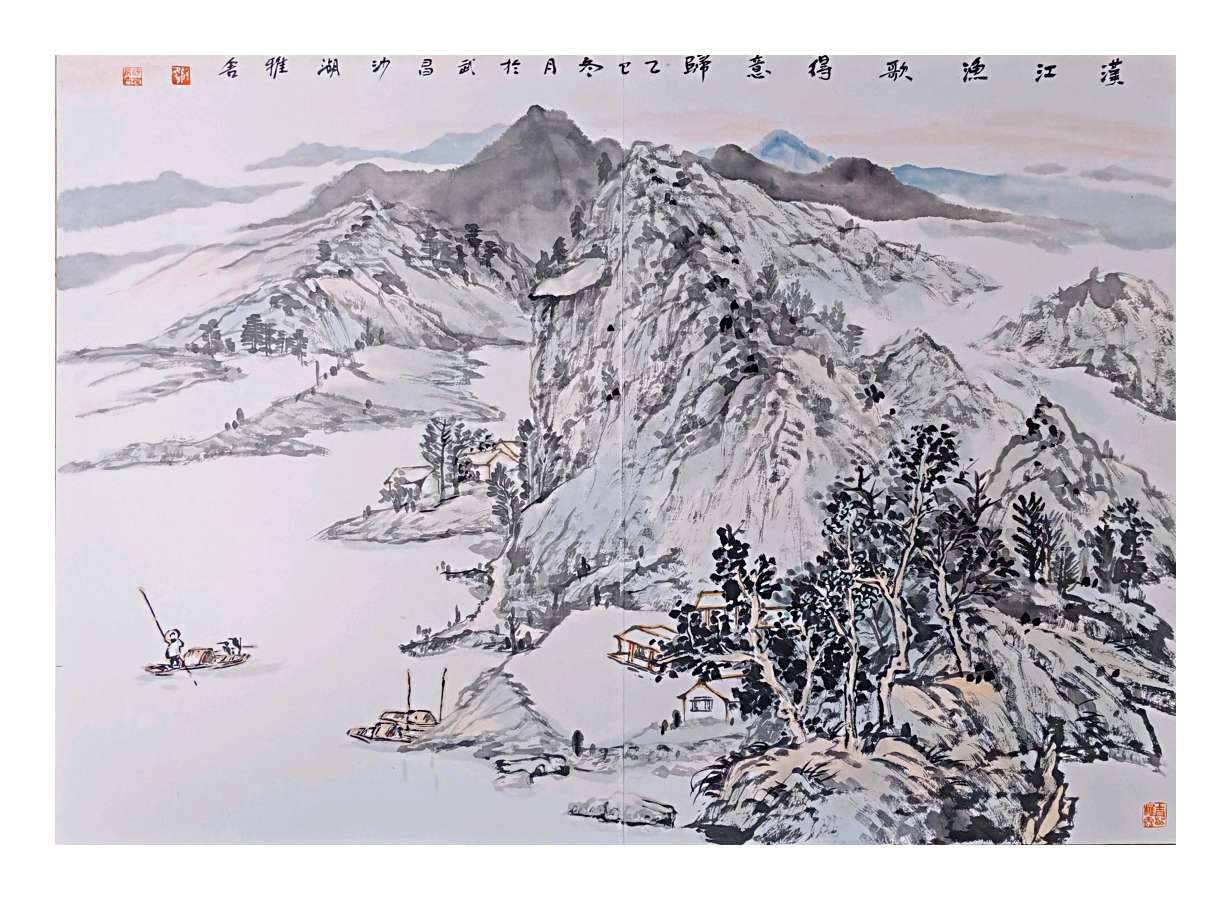 [丹青雅韵] 殷进绘画作品欣赏！🌹🌹🌹一一省直艺术端木齐派书画联谊会推荐（四）（都市总展55期）（图14）