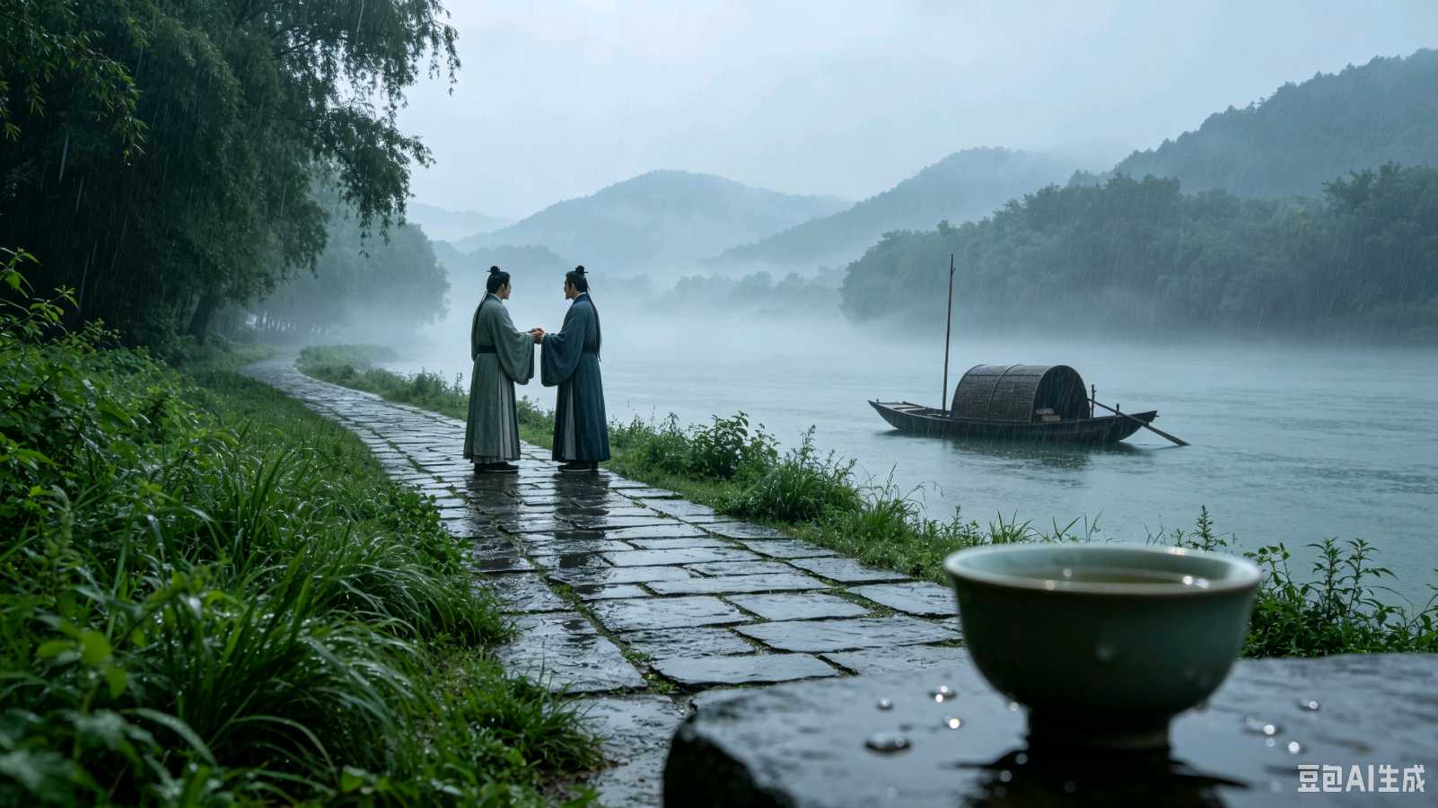 【荣耀中国】文学社*送别（新韵）作者/李俊清