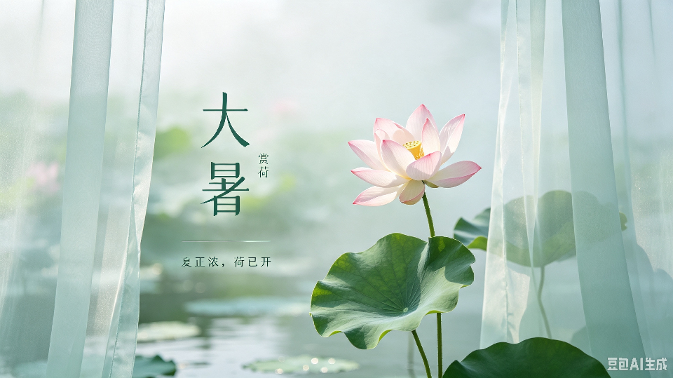 【乐天头条】文学社核心作家凌智捷先生精品//鹧鸪天·大暑赏荷