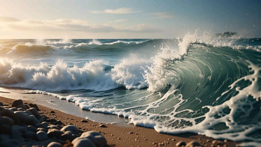 自由体//海浪来信（外一首）作者//郑金波（图9）
