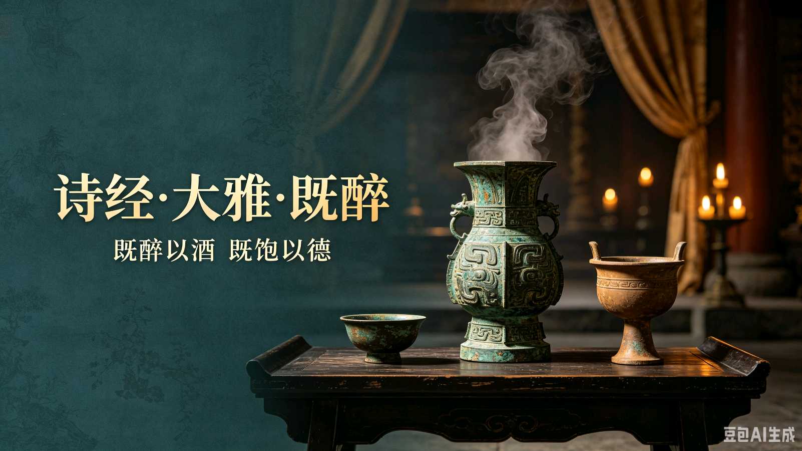 诗经版：《大雅•既醉》解析 诗经部部长兼顾问-河间诗经学会会长董杰 诗经部编委兼河间诗经学会副会长韩爱华 主播韩爱华（图3）