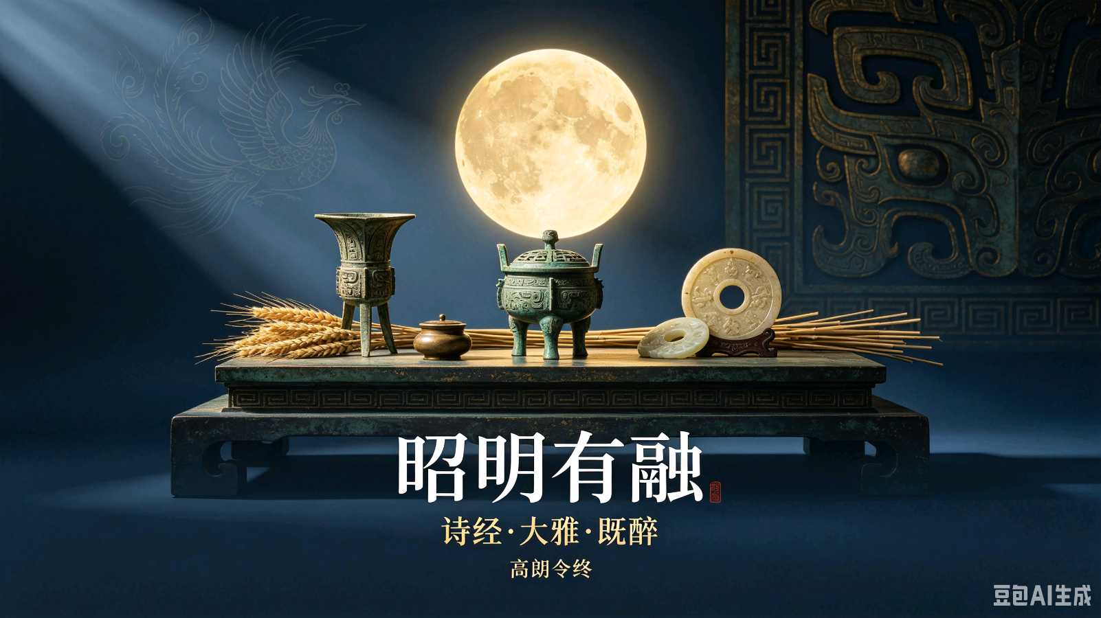 诗经版：《大雅•既醉》解析 诗经部部长兼顾问-河间诗经学会会长董杰 诗经部编委兼河间诗经学会副会长韩爱华 主播韩爱华（图5）