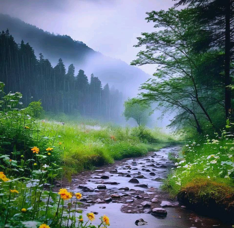 【写景抒情散文】二零二六年的第一场秋雨 作者:周平安 主播:蝴蝶兰(图4)