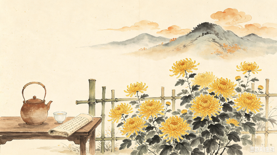【乐天头条】文学社//风光好·采菊东篱下/作者：江南居士（图2）