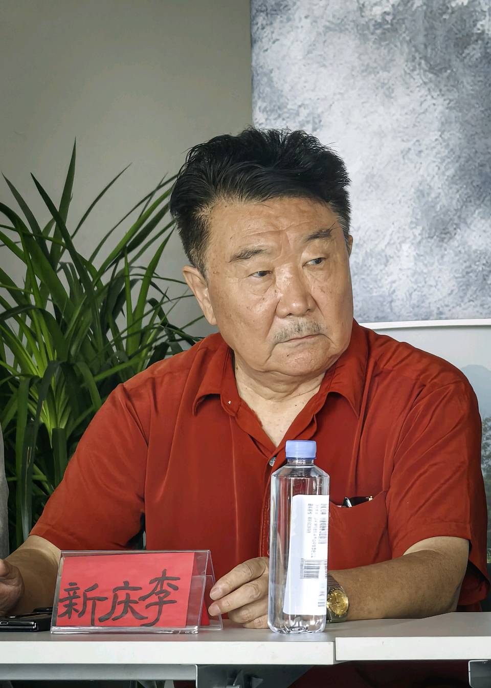 【中国文摘】热烈祝贺著名画家李庆新院长画展开幕式今天上午在泰山佑隆重举行（图13）