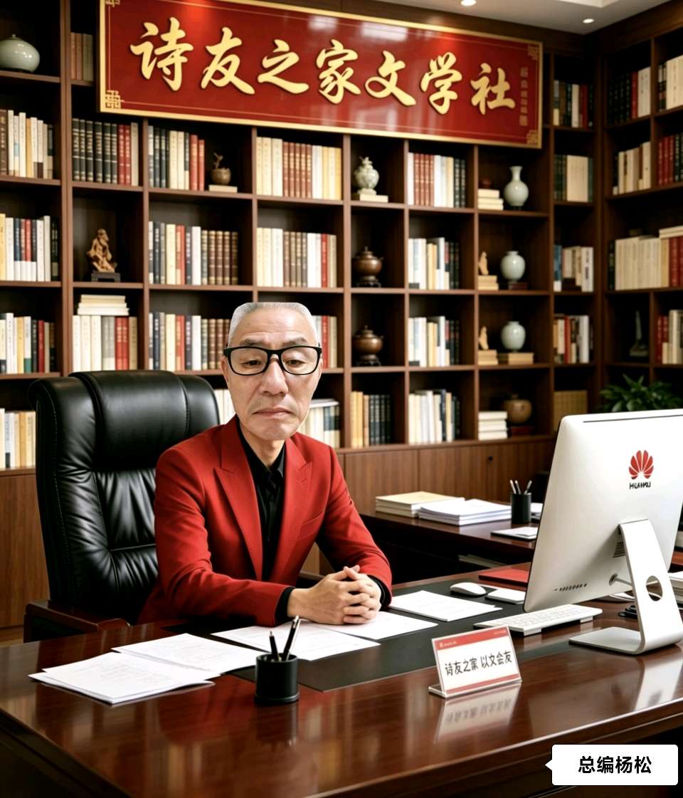 诗家创刊登李桂兰作品主编杨松(图17)