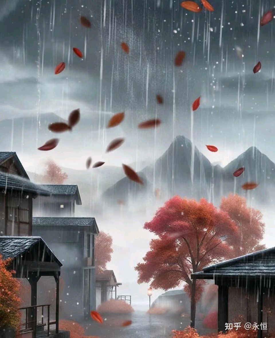 秋雨//作者//唐增虎（山东）（图5）