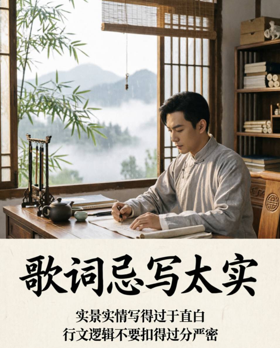 词人浅谈唱歌之二十一 歌词忌写太实（图2）