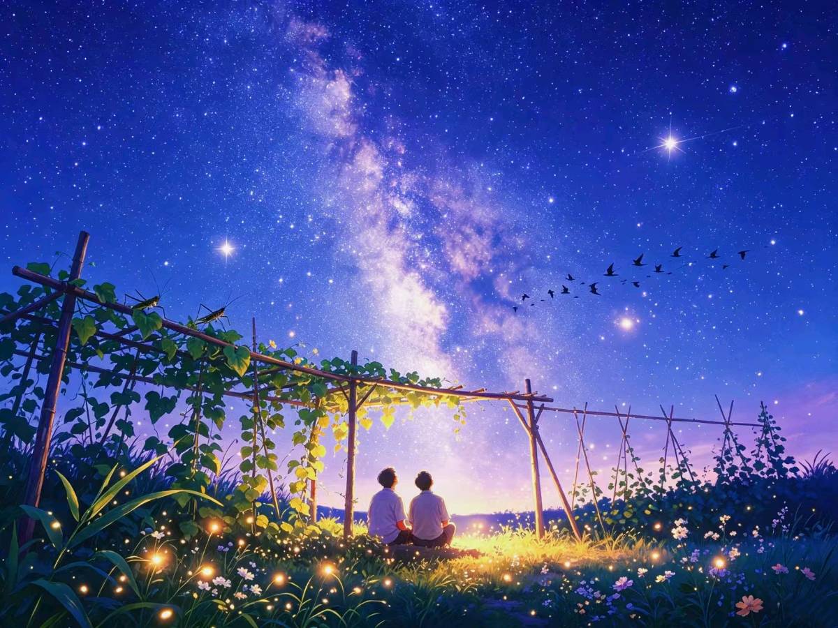 请欣赏《坐看牵牛织女星》作者王孝会/主播蔷薇/编辑渺邈【中国长江文学社】有声文学平台【第19366期】（图3）