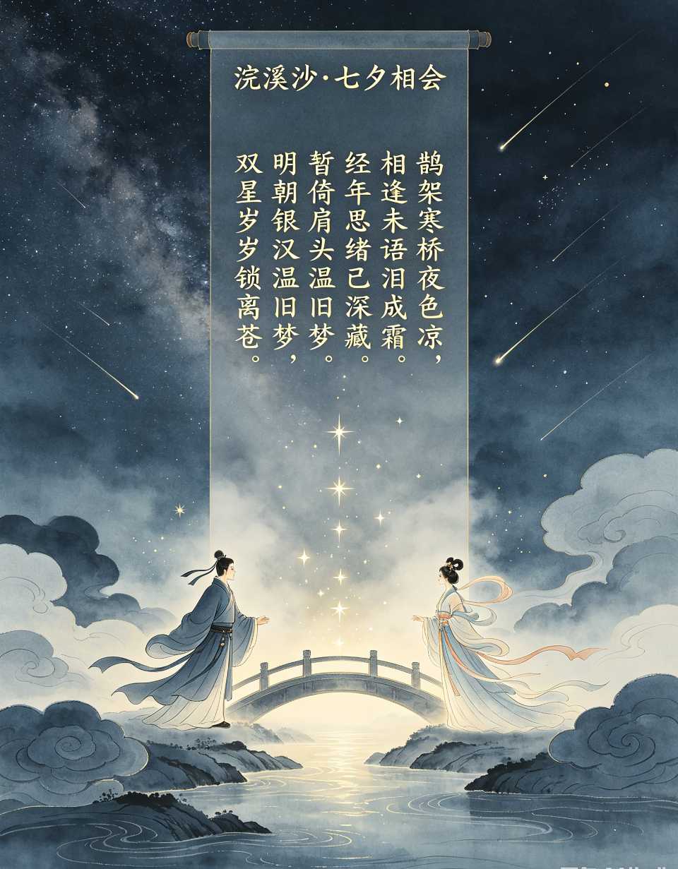 雪中孤影专辑：浣溪沙.七夕相会