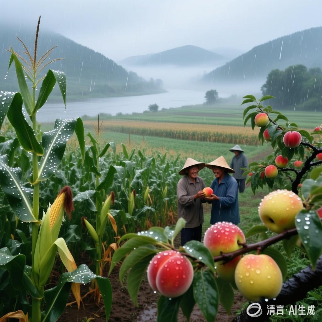 【中国憨派文学】李培忠 :五绝·初秋细雨(通韵)(图2)