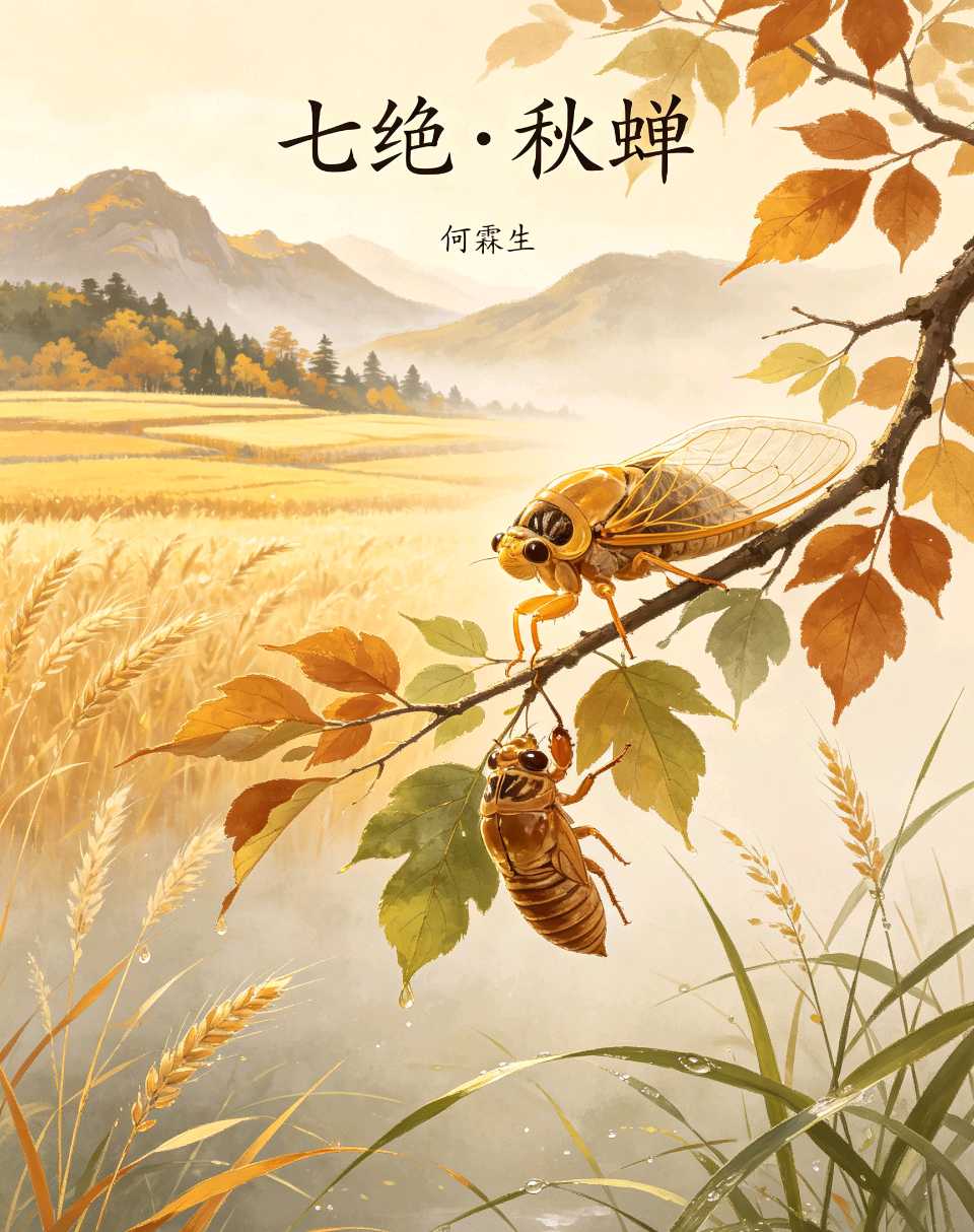 请欣赏‖何霖生老师11首原创秋日绝句/主播：小萍荷/枝子/常想一二/张莉/宽心健体/玉林（图19）