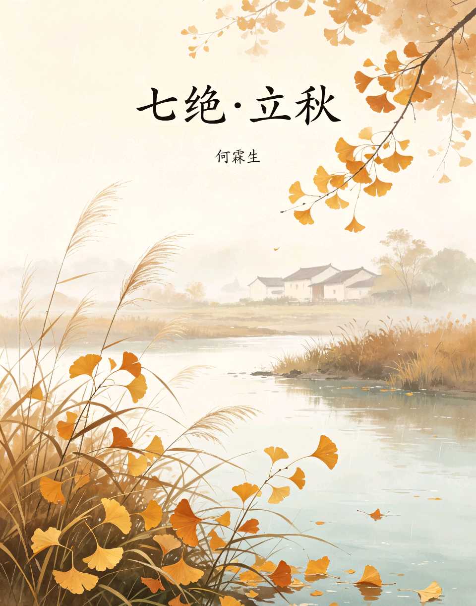 请欣赏‖何霖生老师11首原创秋日绝句/主播：小萍荷/枝子/常想一二/张莉/宽心健体/玉林（图7）