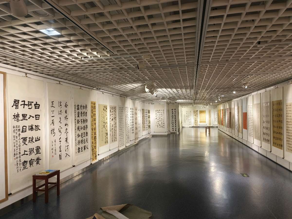 运城市第六届大中小学校师生书法篆刻展览在永济市开幕（图12）