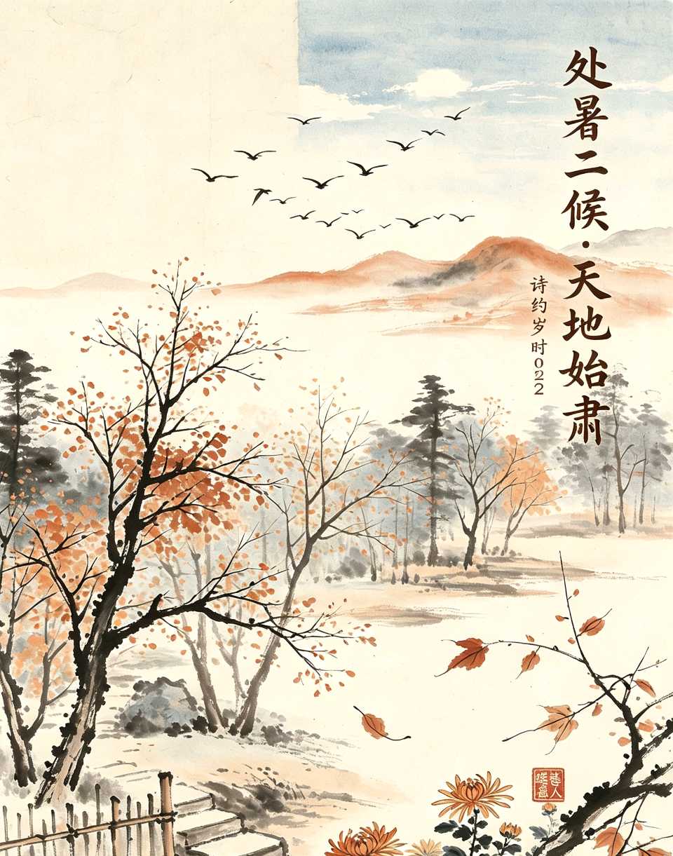 清江三味•总第61期（诗约岁时022）｜处暑二候·天地始肃待凝秋（图4）
