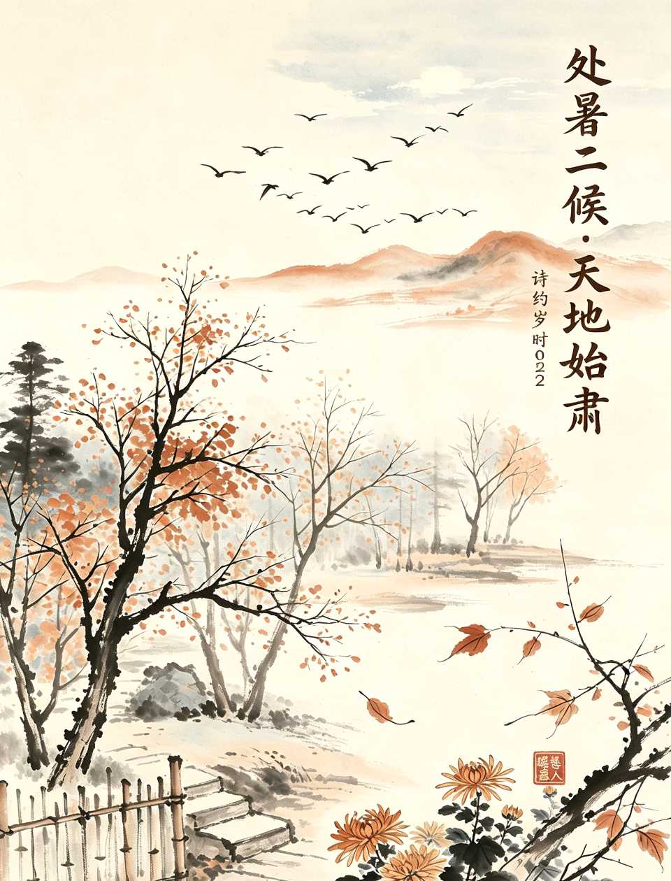 清江三味•总第61期（诗约岁时022）｜处暑二候·天地始肃待凝秋（图3）
