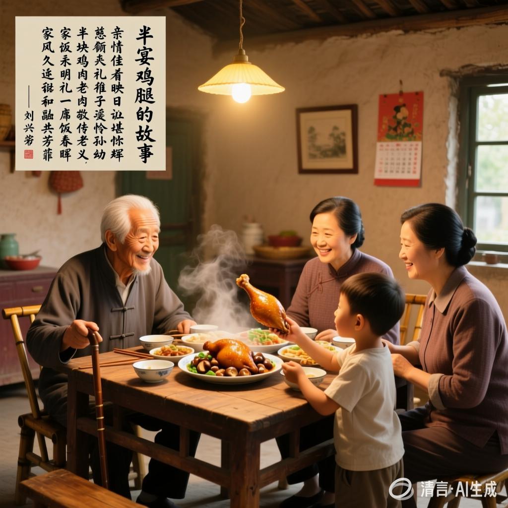 【中国憨派文学】刘兴荣:半块鸡腿的故事(图2)