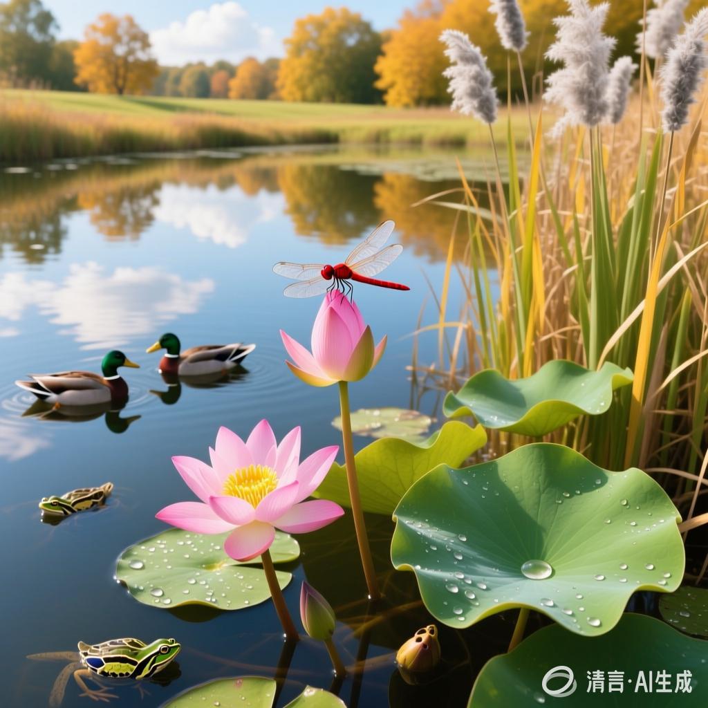 【中国憨派文学】马淑云:秋塘(图2)