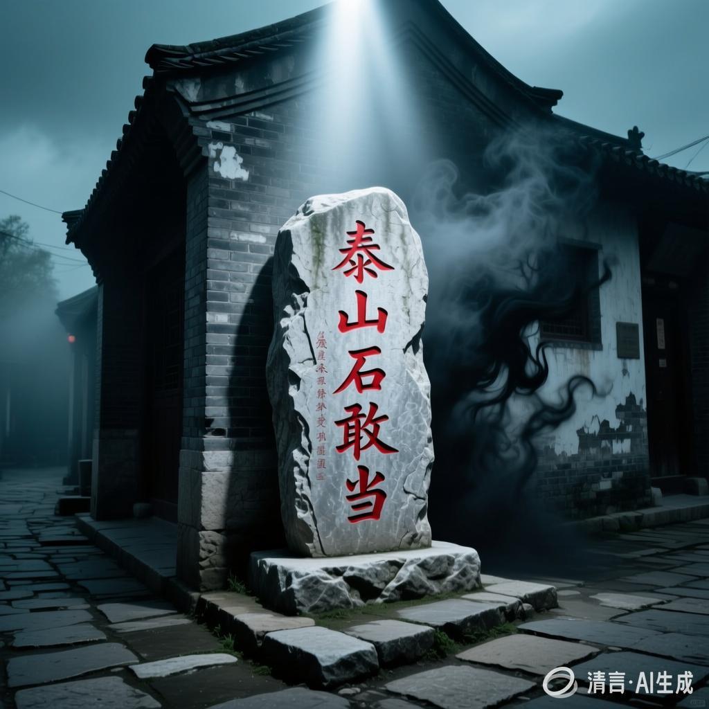 郭长城:【土掉渣·滑溜曲】泰山石敢当(中国憨派文学)(图2)