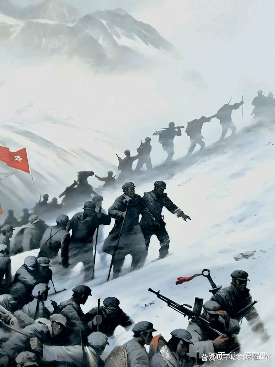 聆听 ‖ 合诵《长征——永远的丰碑》作者/五彩云霞 合诵/弘华 五彩云霞 杨秀辉 配乐合成/弘华（图7）