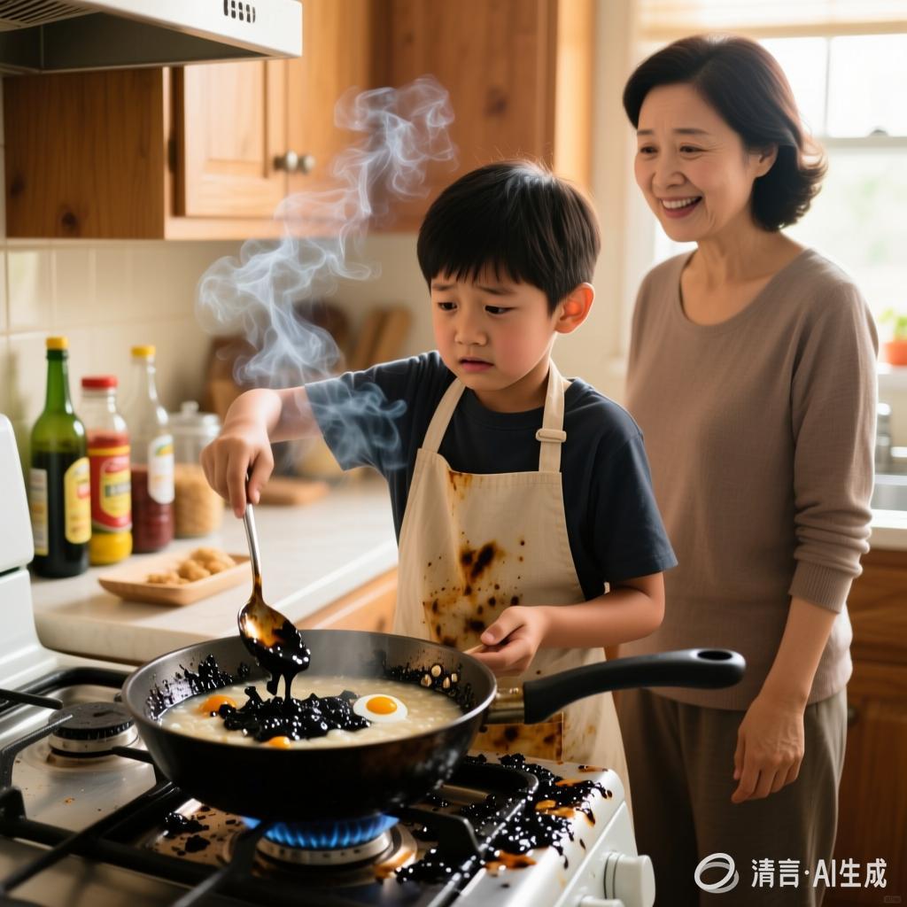 马淑云:【土掉渣·滑溜曲】狗蛋做饭(中国憨派文学)(图2)