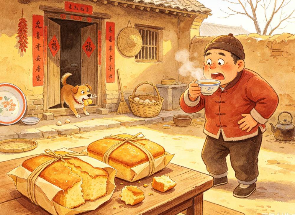 老榕树下:【土掉渣·滑溜曲】槽子糕(中国憨派文学)(图2)