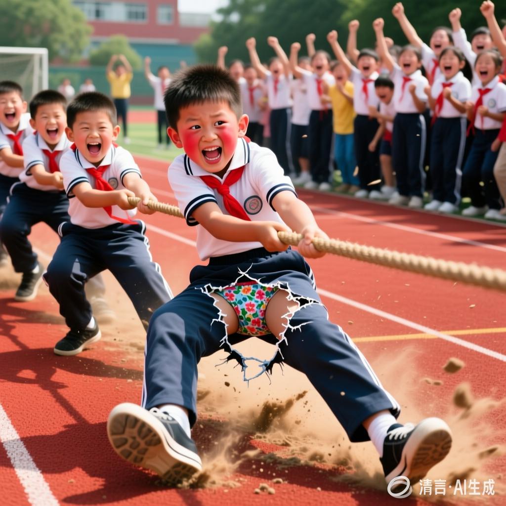 李云雷:【土掉渣·滑溜曲】小学拔河赛(中国憨派文学)(图2)
