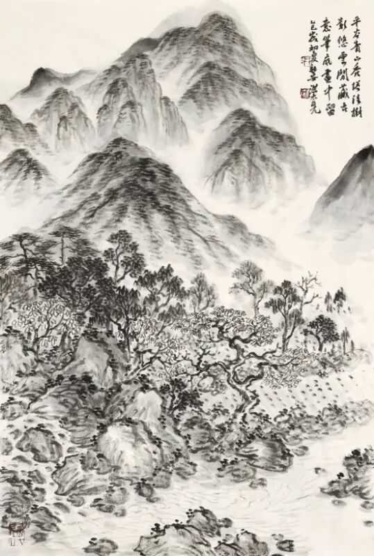 洪大亮《游艺求真》中国当代书画名家致敬文脉主题汇展（图8）