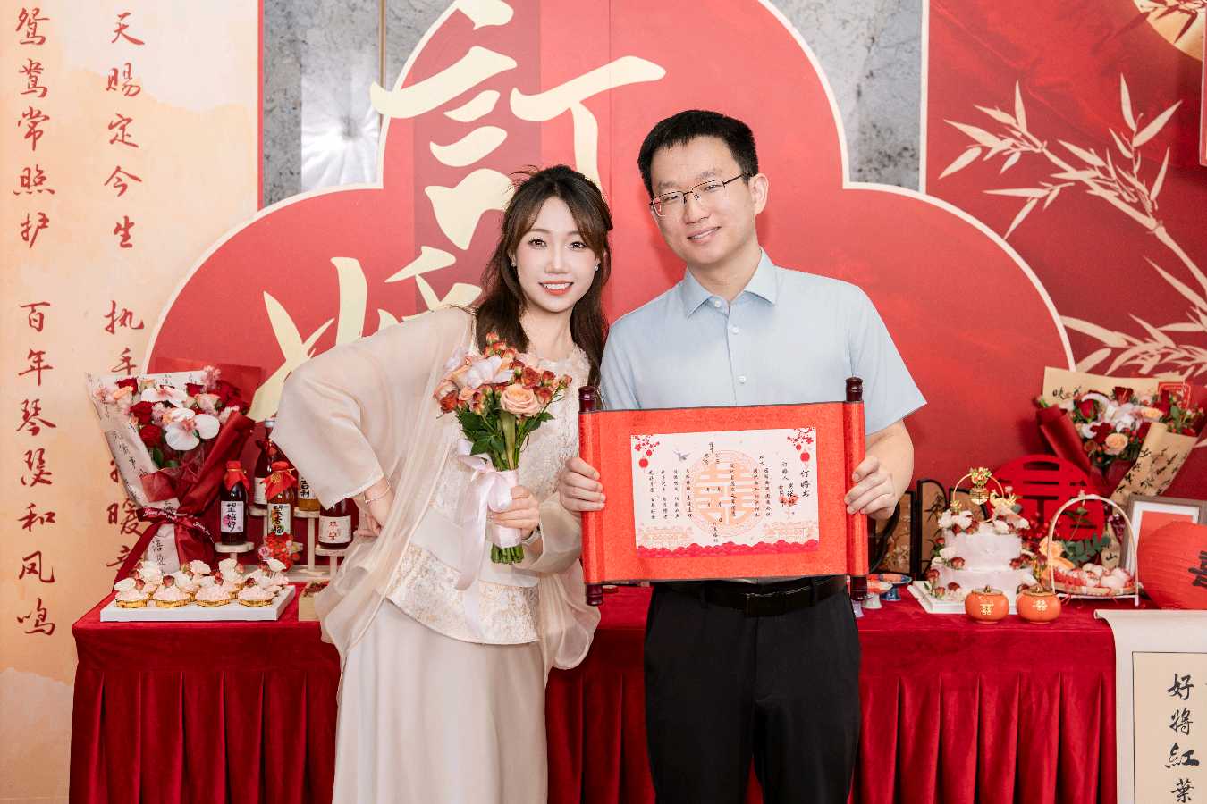 【婚庆纪念专刊】张富贵：缘定三生情牵一世*热烈祝贺张帆先生闫玮女士结婚典礼在西安市伯爵礼宴婚礼中心爱丽丝厅隆重举行组诗六首及现场掠影*北京头条•都市头条发布！（图66）