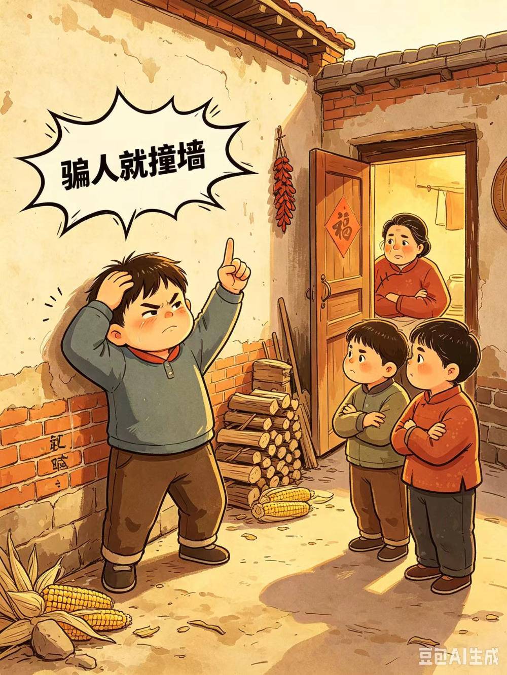 老榕树下:【土掉渣·滑溜曲】发誓(中国憨派文学)(图2)