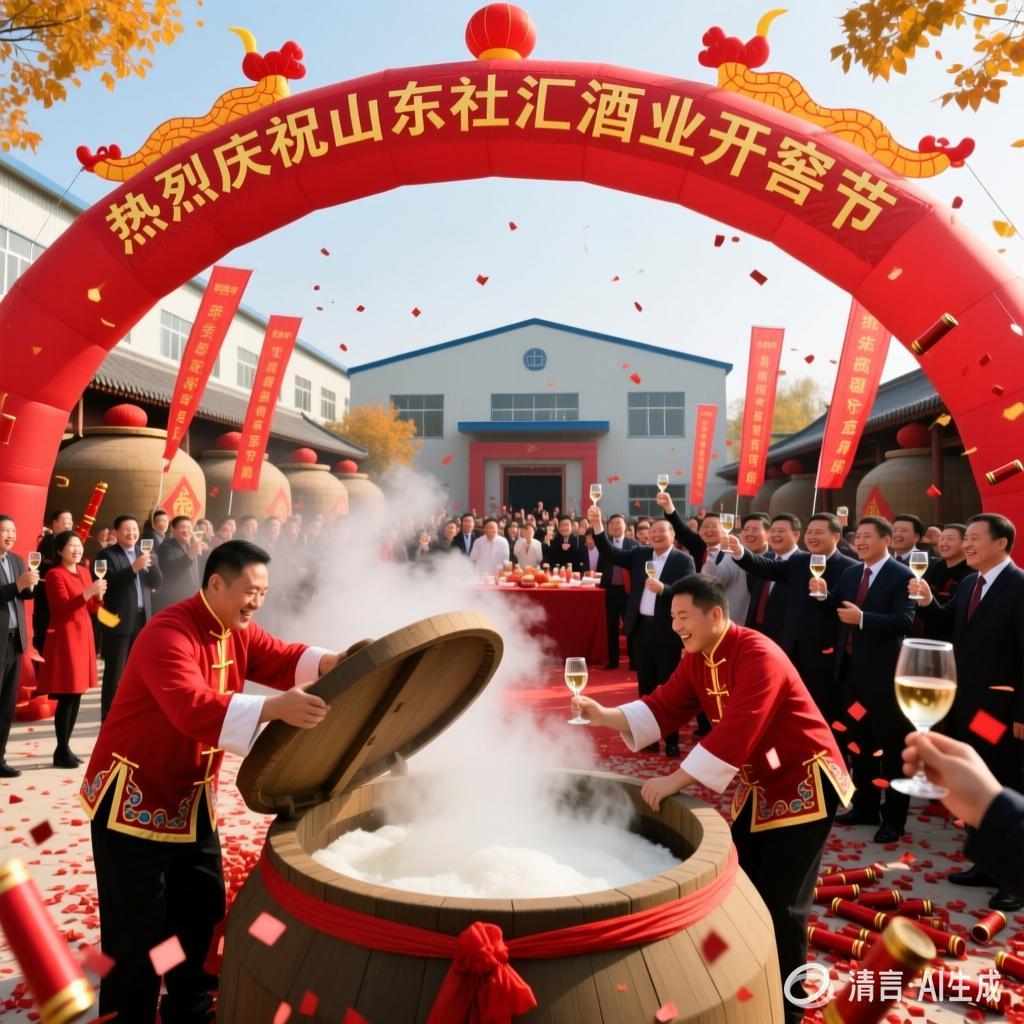 【中国憨派文学】李培忠:七律·热烈庆祝山东社汇酒业开窖节(通韵)(图2)