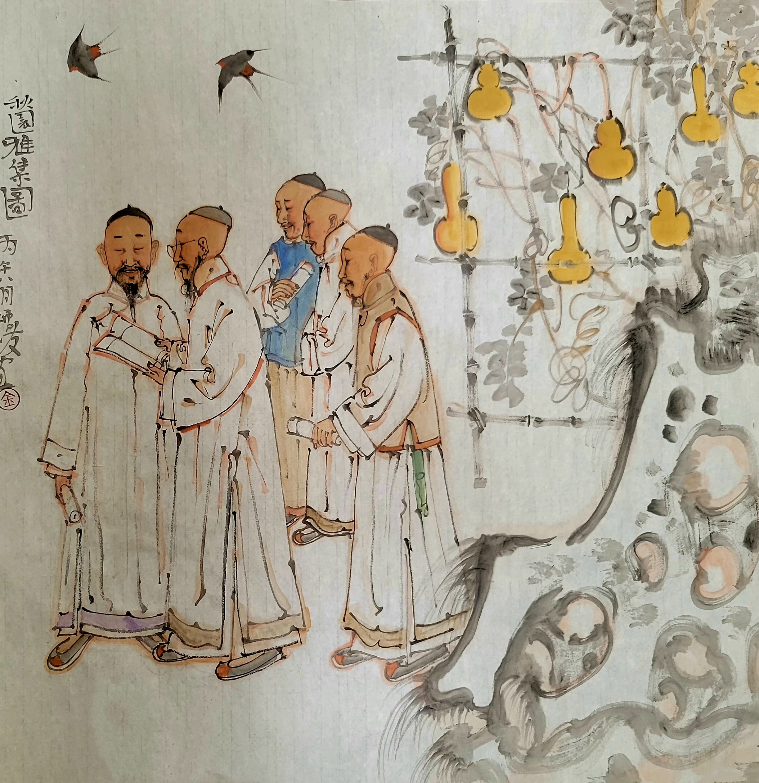 金增友【皓月当空·翰墨传情】2026中国当代书画名家欢度中秋佳节（图7）
