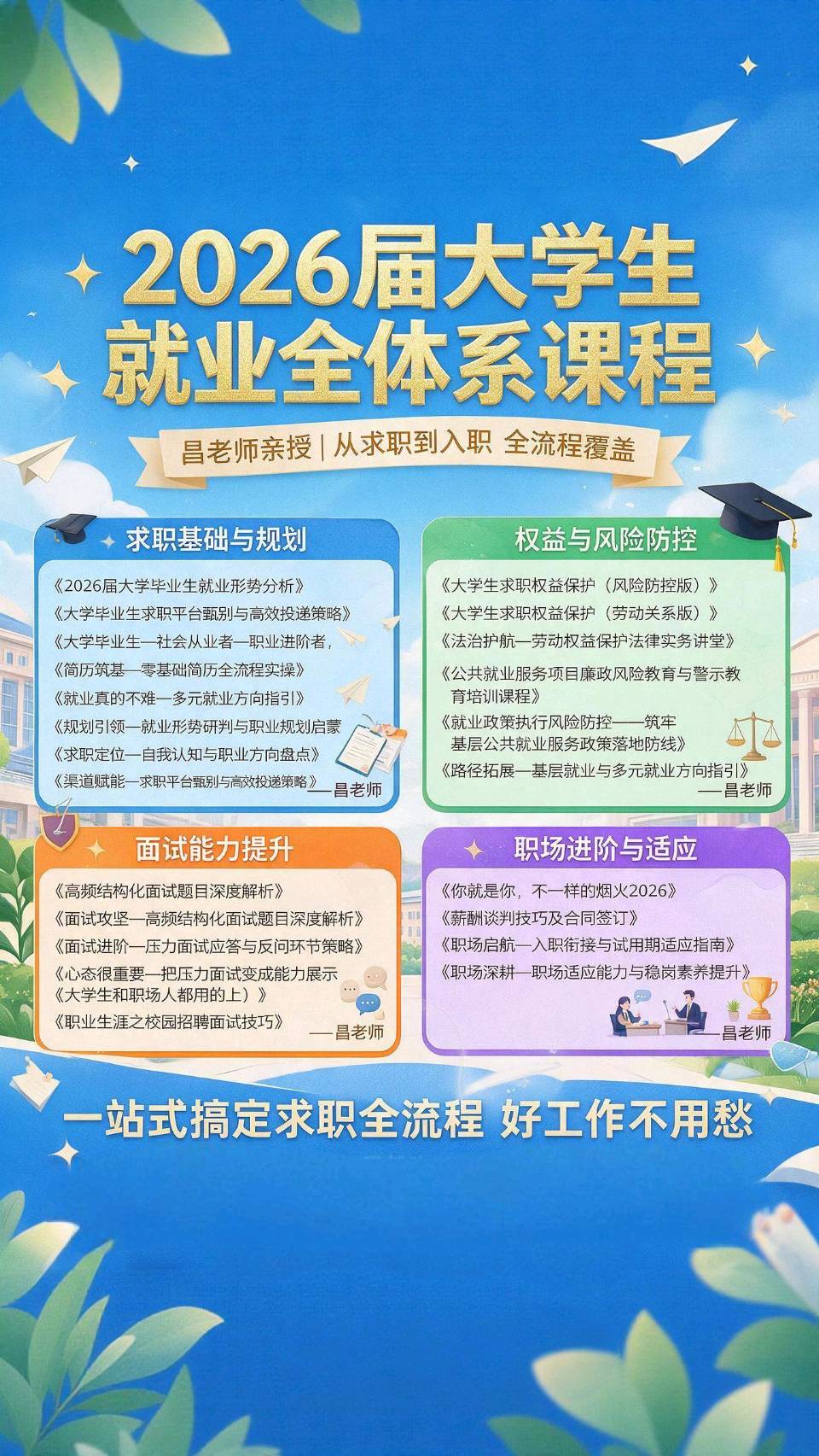 【就业指导专栏65】《又是一年秋招季》——就业指导全链路课程发布 图/文：昌波（陕西西安）（图4）
