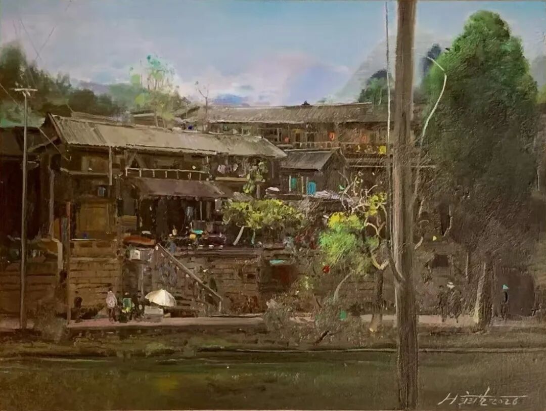 “异中求和”中美艺术交流展在美国举行，一幅拟赠特朗普总统的中国艺术作品亮相（图15）