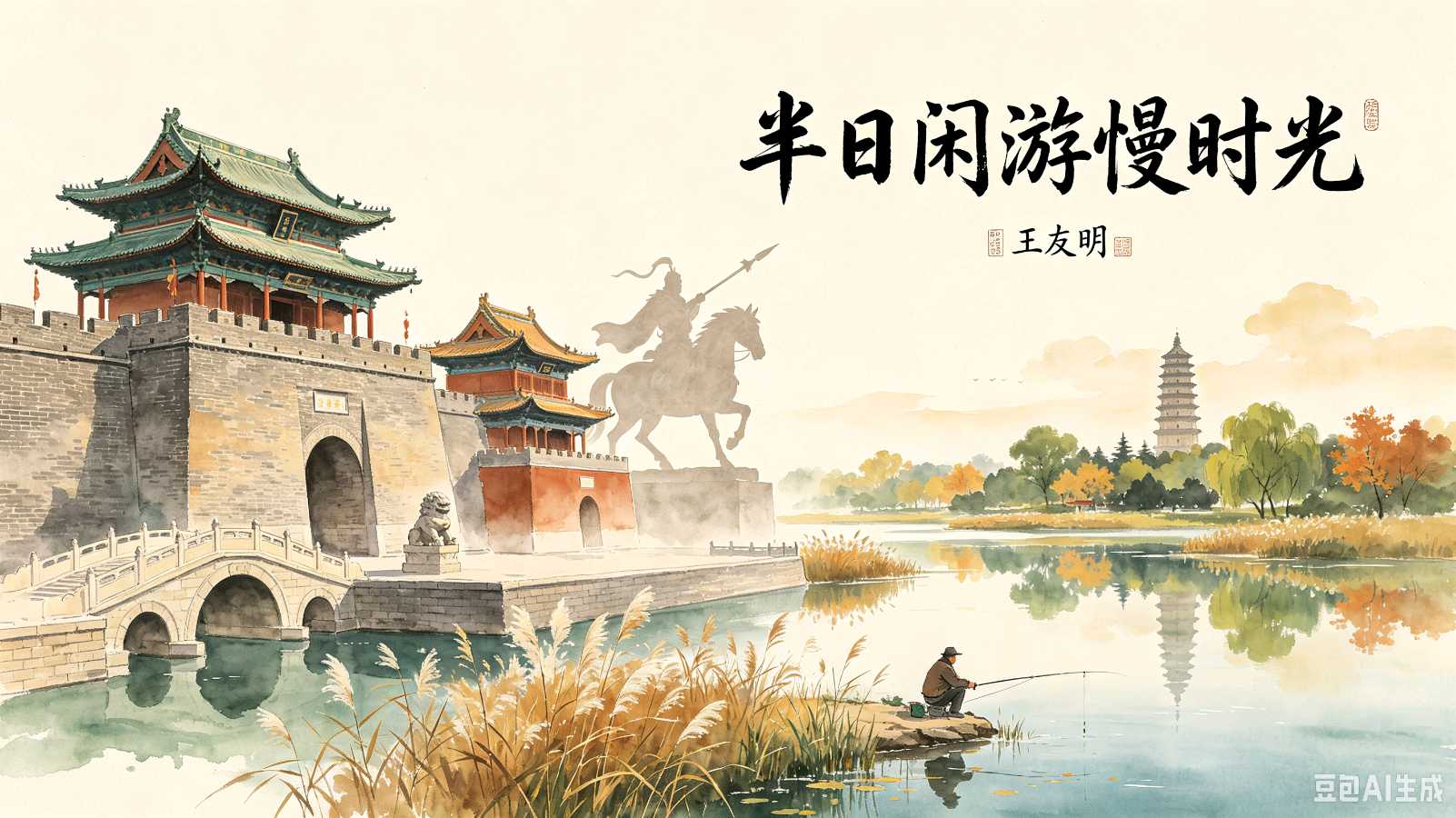 半日闲游慢时光.作者：王友明