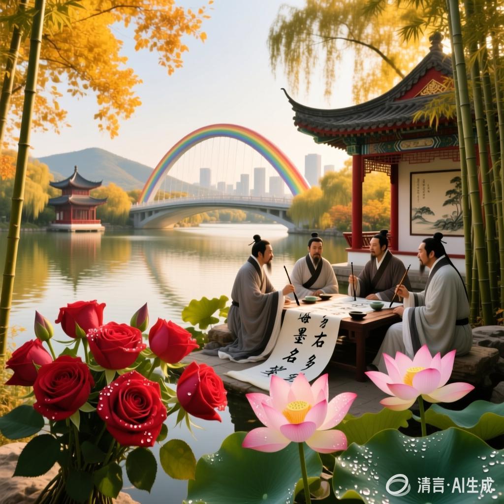 【中国憨派文学】张道柱：贺彩虹诗社入梓《济南日报》（图2）