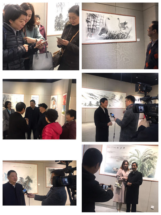 “一带一路 侨情万里” 旅居新西兰书画家区本书画展开幕式（图5）