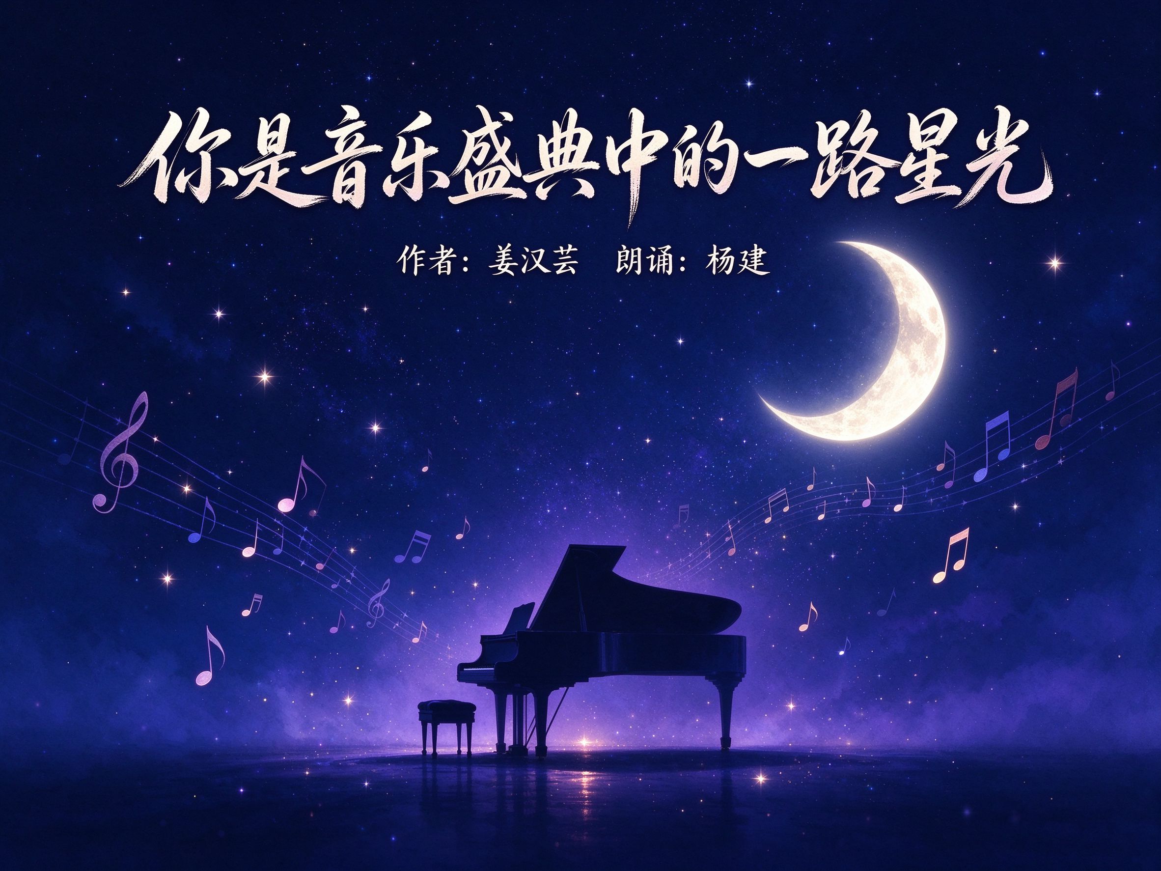 你是音乐盛典中的一路星光