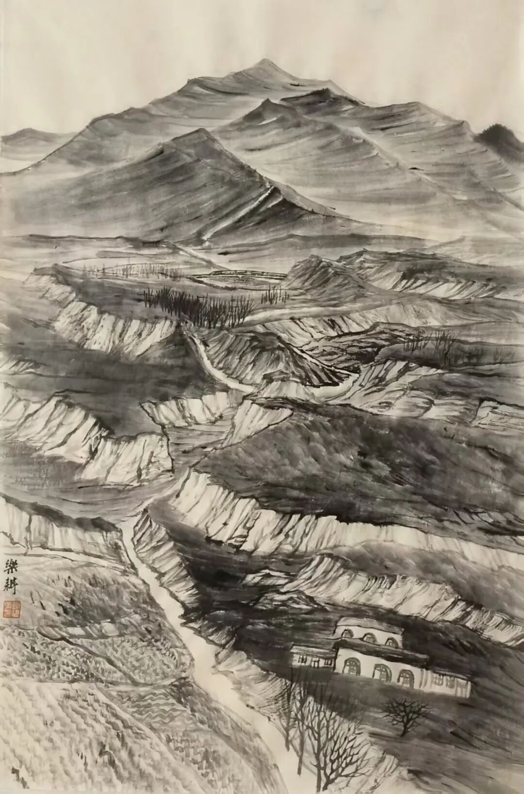 谢建军《游艺求真》中国当代书画名家致敬文脉主题汇展（图23）