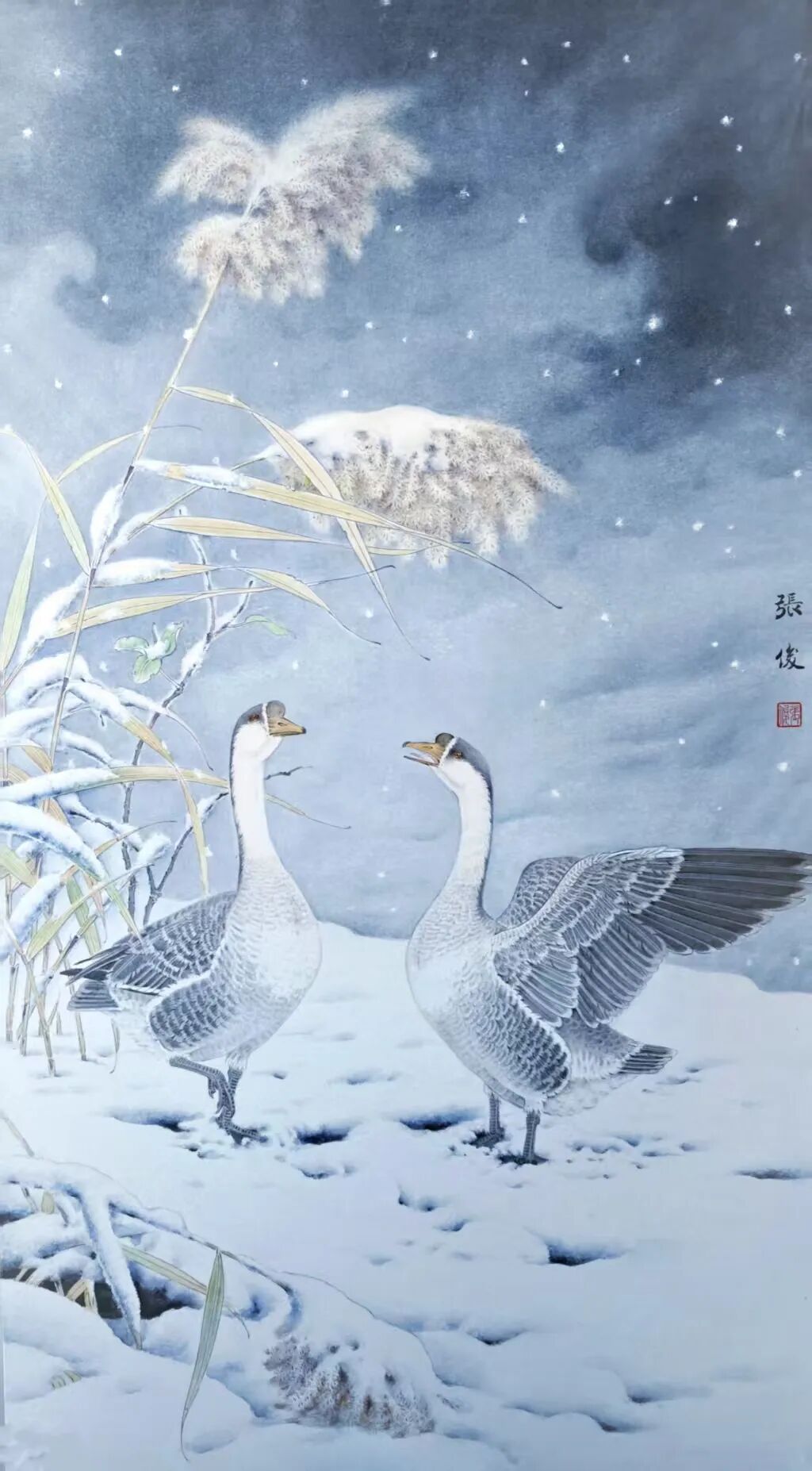 张俊《游艺求真》中国当代书画名家致敬文脉主题汇展（图5）