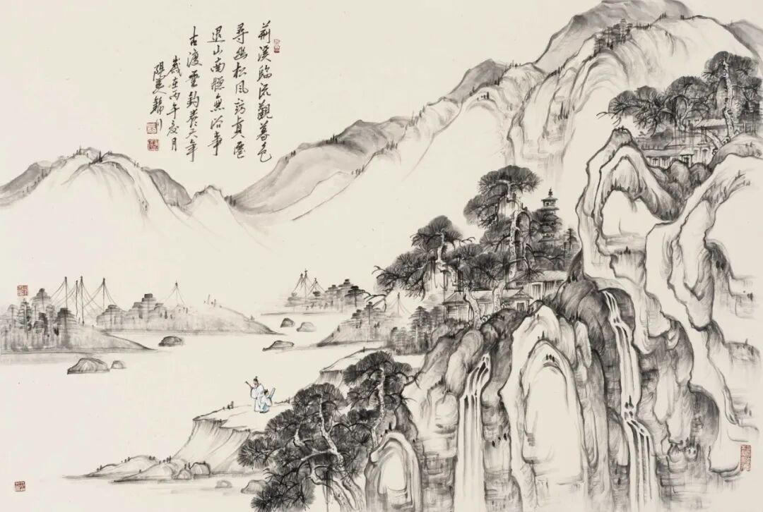 吴锦川《游艺求真》中国当代书画名家致敬文脉主题汇展（图17）