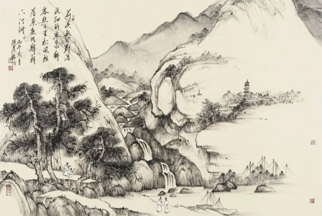 吴锦川《游艺求真》中国当代书画名家致敬文脉主题汇展（图16）